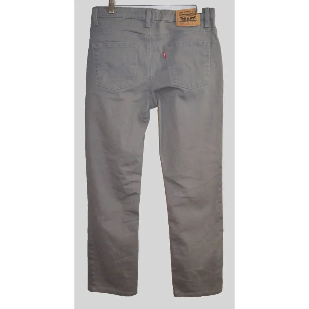 LEVIS gray 511 Slim jeans with adjustable waist band YOUTH size 18 REG 29/31